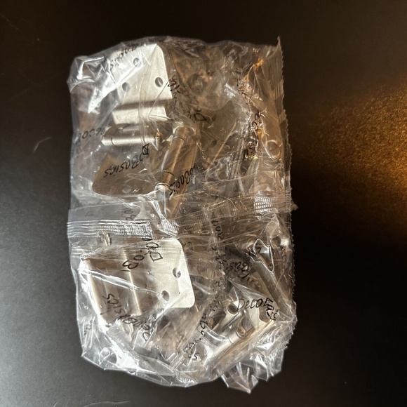 DecoBasics 3/8" Inset Cabinet Hinges Brushed Nickel (8 pairs) - Picture 3 of 3